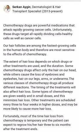 Chemotherapy Hair Loss Chemotherapy Hair Loss