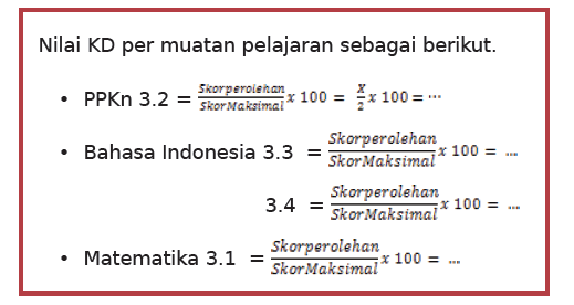 Cara Menghitung Nilai Raport K13 Sd Cara Golden