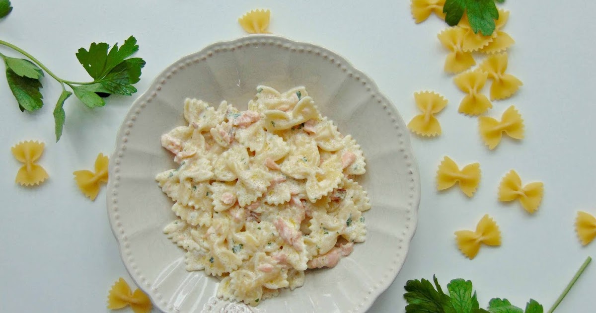 Pâtes au saumon fumé