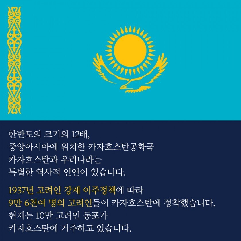 카자흐스탄 단군 기념주화 - 짤티비