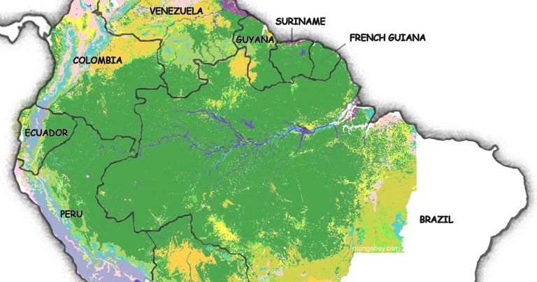 Amazon Basin Map Max 