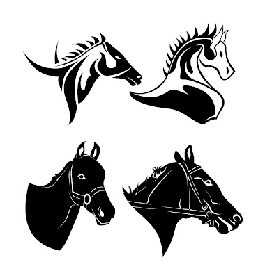 Horse Head Vector ~ vandenuj