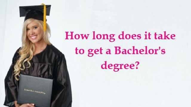 How long does it take to get a Bachelor's degree?