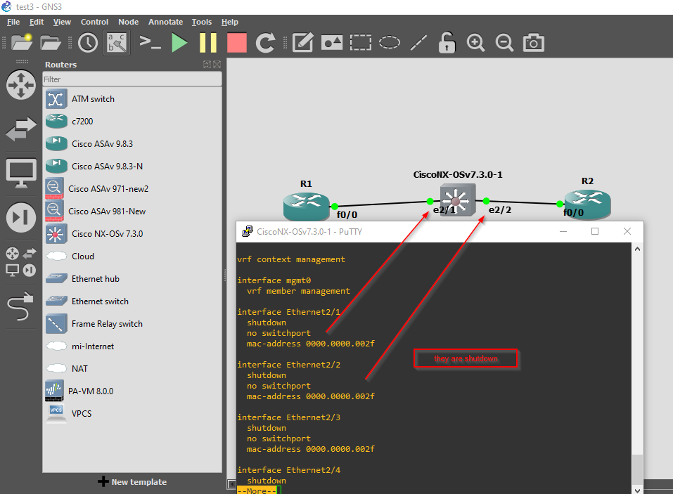 Cisco Nexus Configuration in GNS3 CCNP Switch