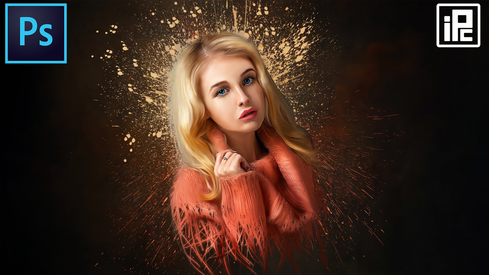 how to create smudge painting dispersion effect in Photoshop, photoshop smudge painting effect, how to create smudge painting effect, smudge painting effect in phtoshop,illphocorphics, illphocorphics tutorial,