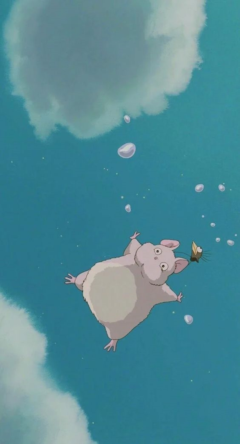 Wallpapers fofos dos filmes Studio Ghibli para celular!