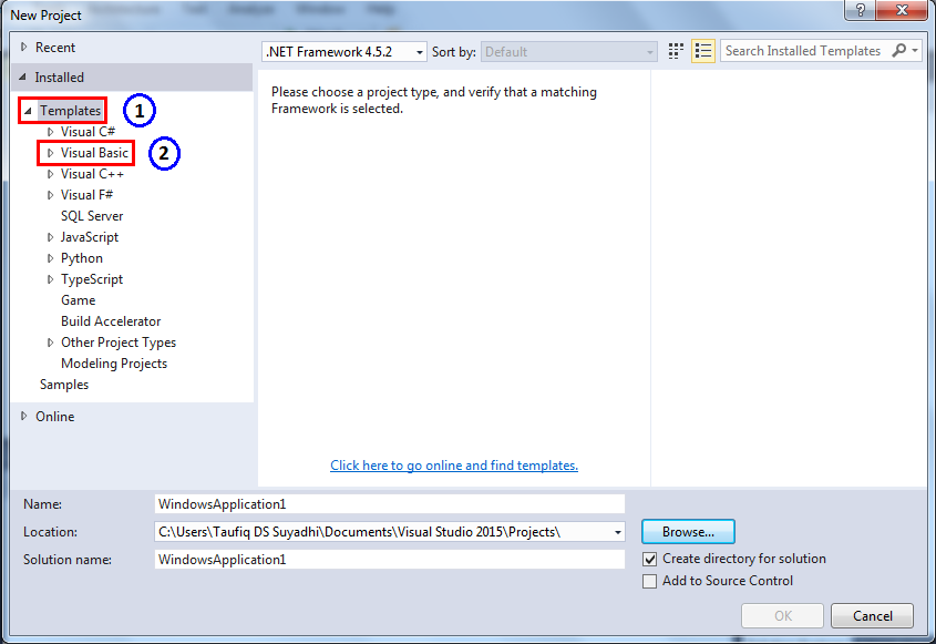 My First Windows Application Project Using Visual Basic .Net | Robotics ...