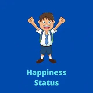 happiness status in hindi