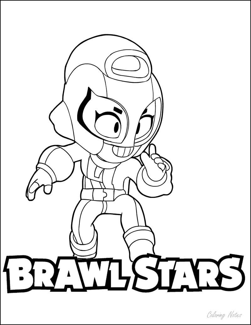Brawl Stars Coloring Pages All Characters Printable Free - COLORING ...