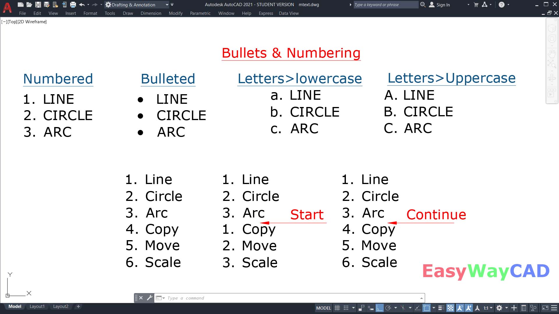 AutoCAD Software learn software steps by stpes