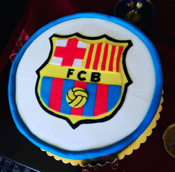 Fc Barcelona Cakes Ideas for Husband 