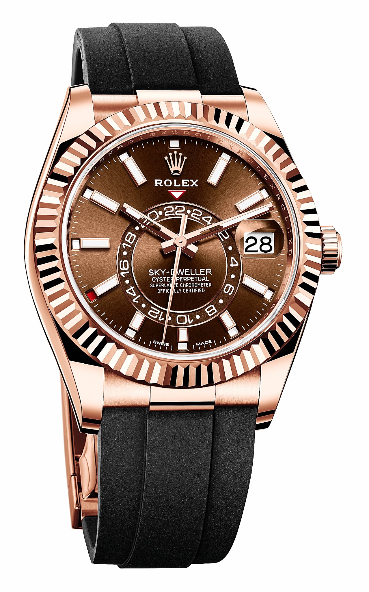 all gold rolex sky dweller