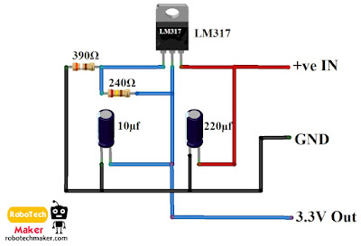 3.3 volt power supply circuit diagram