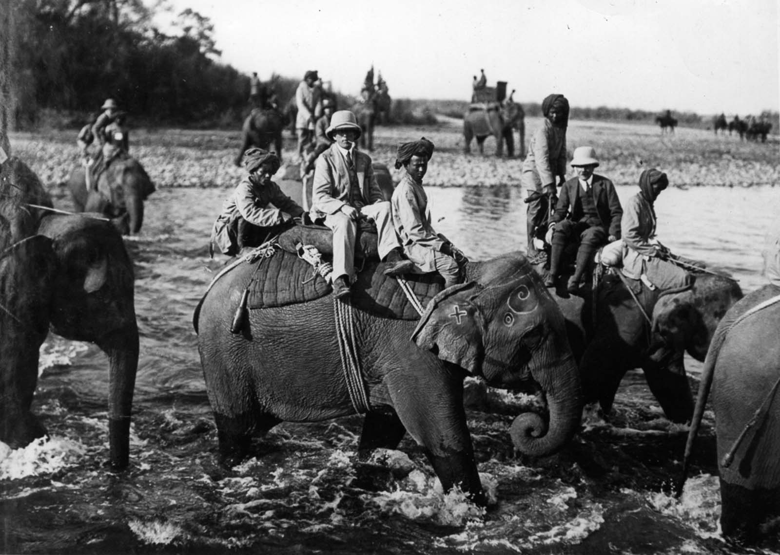 british royals india hunting trip 1911