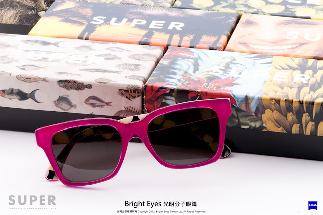 純義大利血統．RETRO SUPER FUTURE SUNGLASSES 熱力登台－光明分子．眼鏡