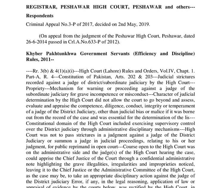 Case Law and Judgment (Case will be registered against the police on a