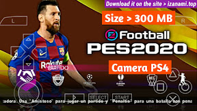 Jeu de Football - PES 2020 PPSSPP Camera PS4 Android 300 MB Nouvelle mise à jour