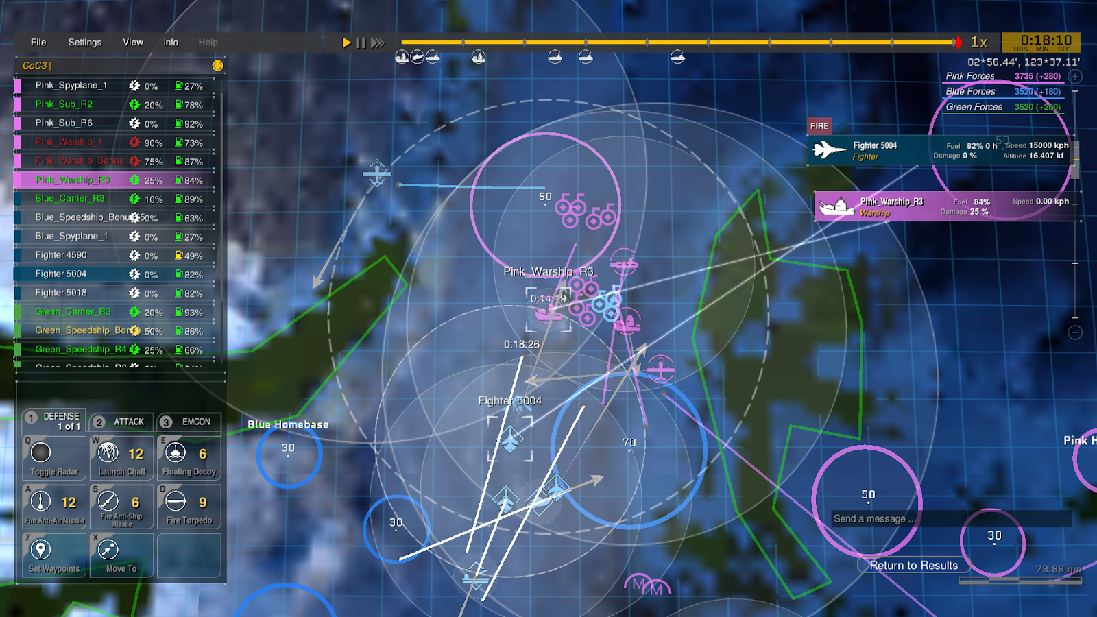 Serious Game to Learn Sensor Theory and EW Tactics