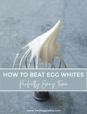 how to beat egg whites