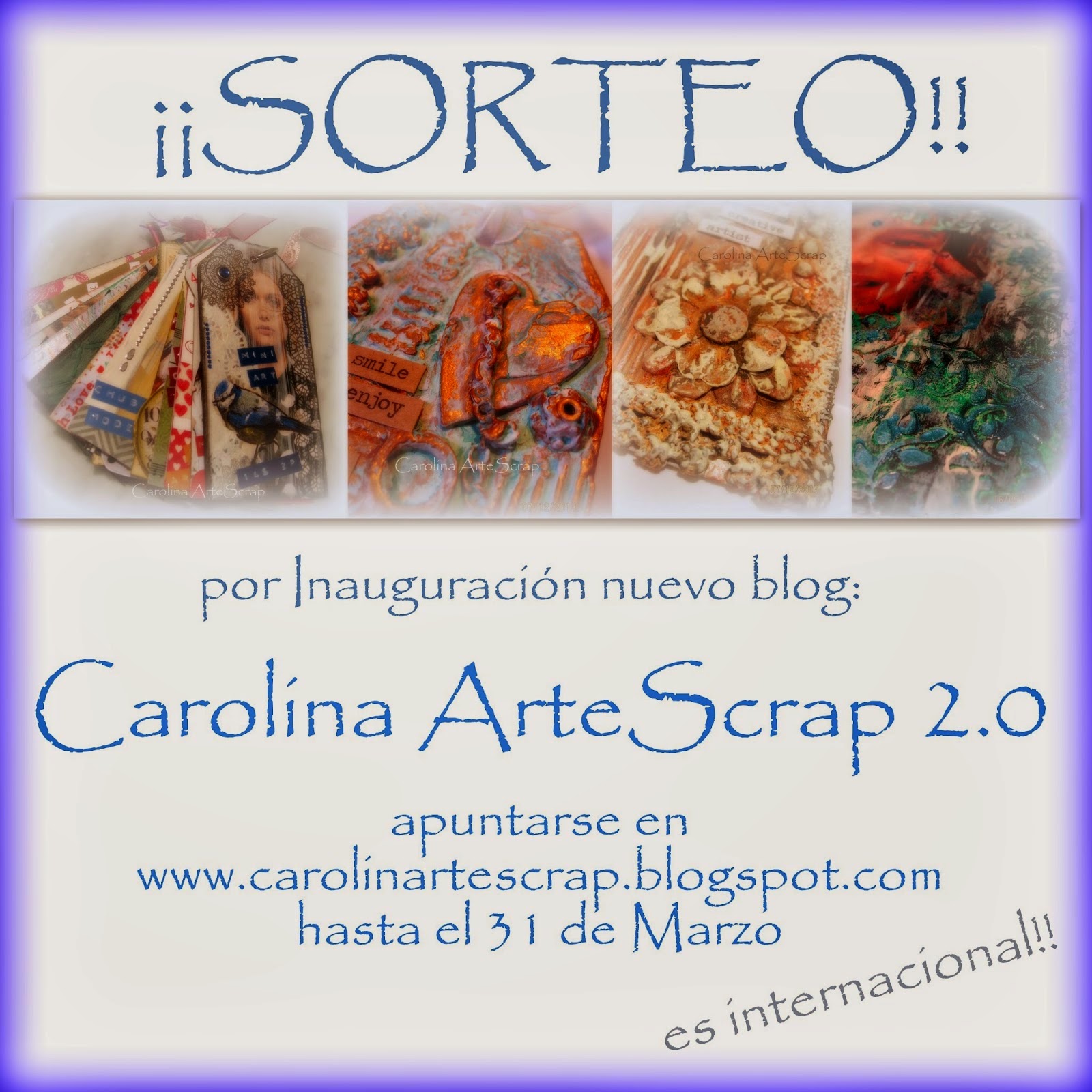 Sorteo de Carolina Arte Scrap