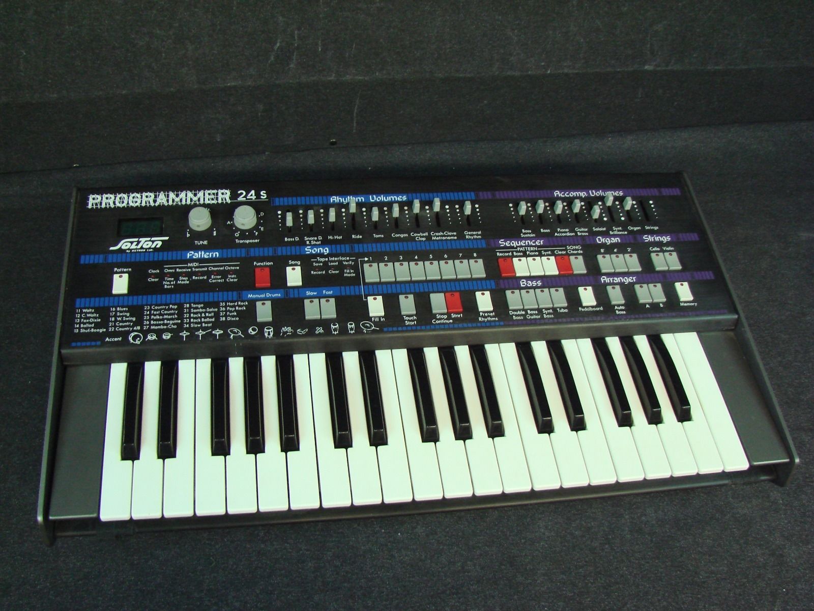 MATRIXSYNTH Ketron Solton Programmer 24S Synth MIDI Drum Machine