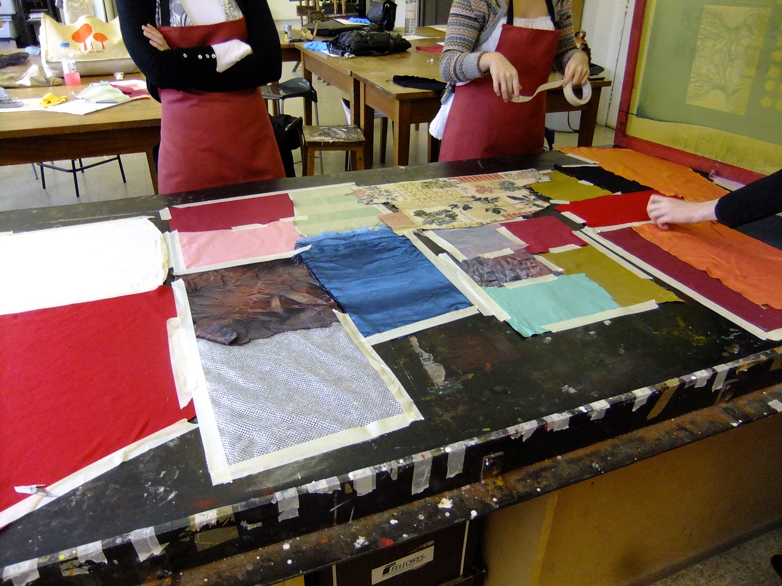 Emma Fountain Discharge Screen Printing