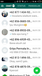 cara mengatasi kontak whatsapp berubah