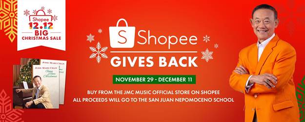 Join Shopee in Giving Back this 12.12 Big Christmas Sale