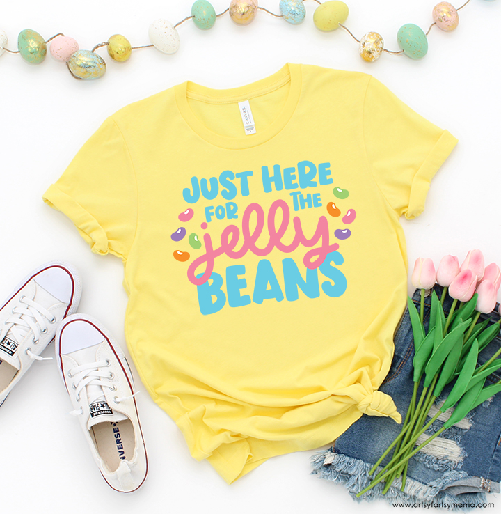 Easter Jelly Beans Shirt with Cut File