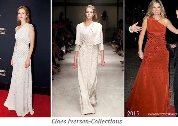 Queen Maxima wore Claes Iversen dress