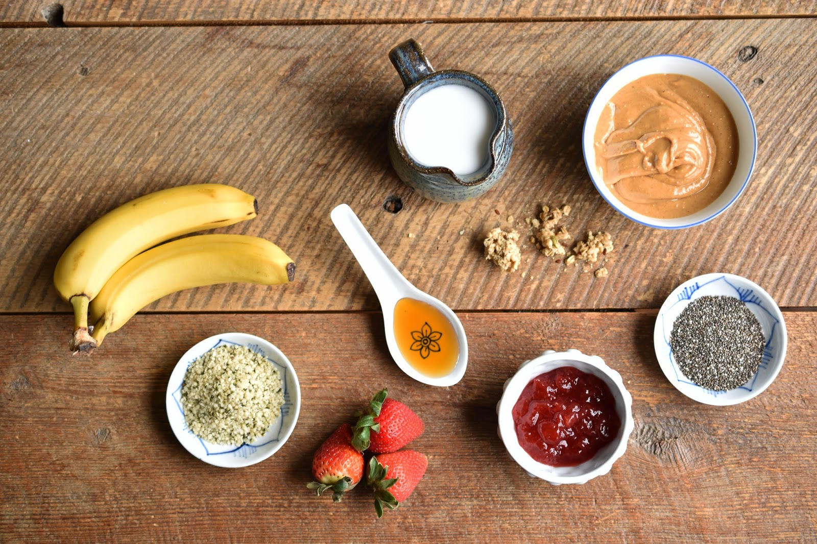 Woman in Real Life Peanut Butter and Jam Chia Seed Breakfast Pudding