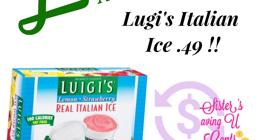 Lugi's Italian Ice Cups 6ct .49!!
