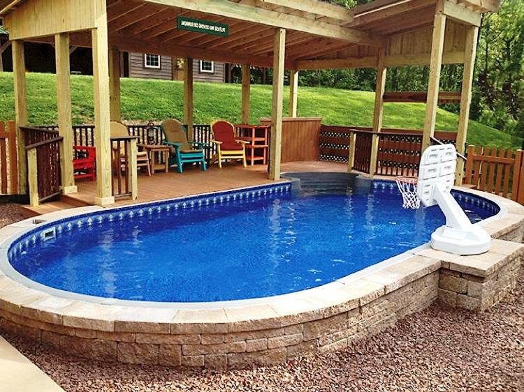 Schöne Dinge: Bewundernswerte oberirdische Pool-Ideen