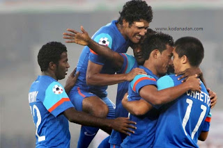 India wins the SAFF Championship 2011
