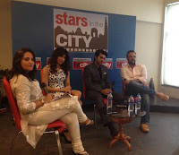 Priyanka Chopra and Ram Charan promotes Zanjeer in Delhi at different locations