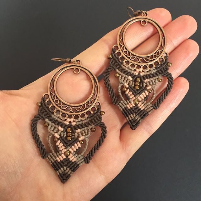 Tribal Inspired Micro Macrame Jewelry and Tutorials by