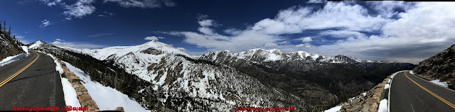 Panoramic View of Rocky Mountains