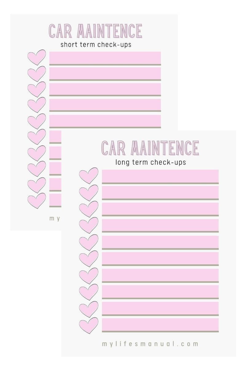 Printable checklists