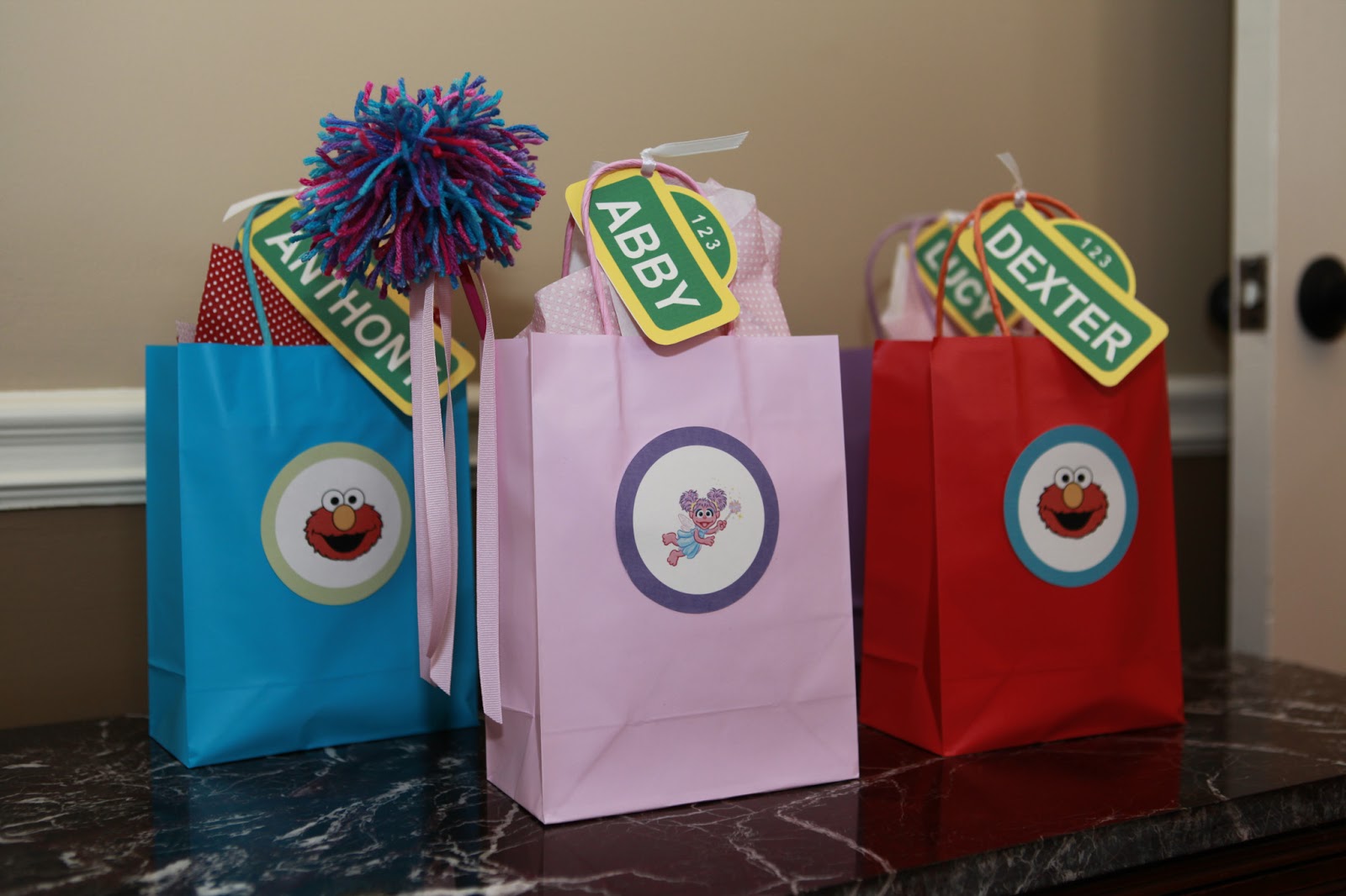 What Julie Made Sesame Street Favor Tags Printable