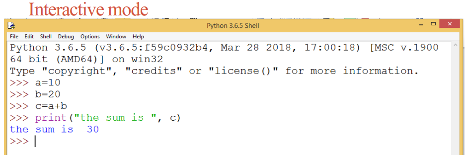 CBSE XI & XII (Computer Science): Getting Started With Python