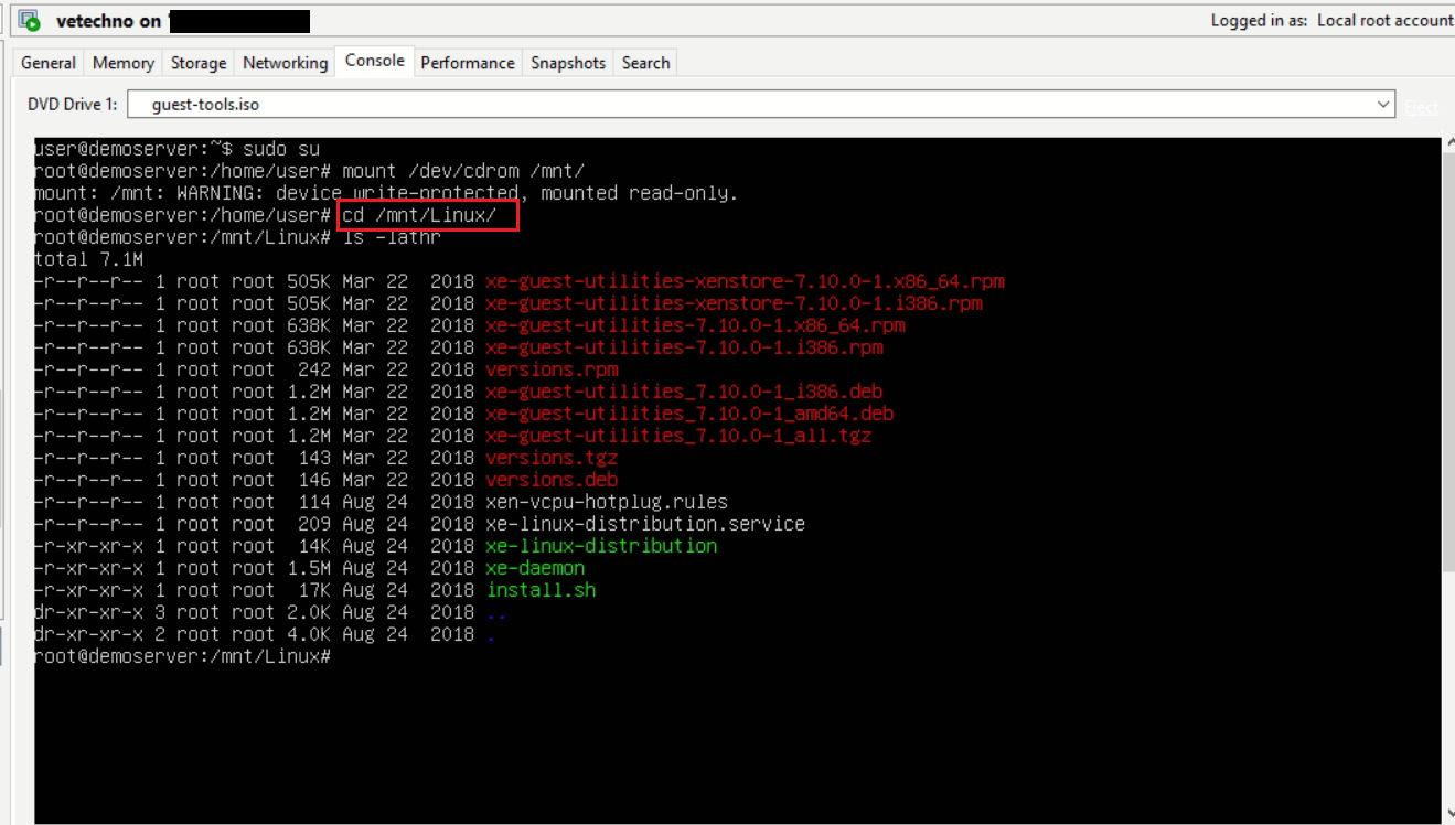 How do I install Xen Server tools on Linux - vetechno