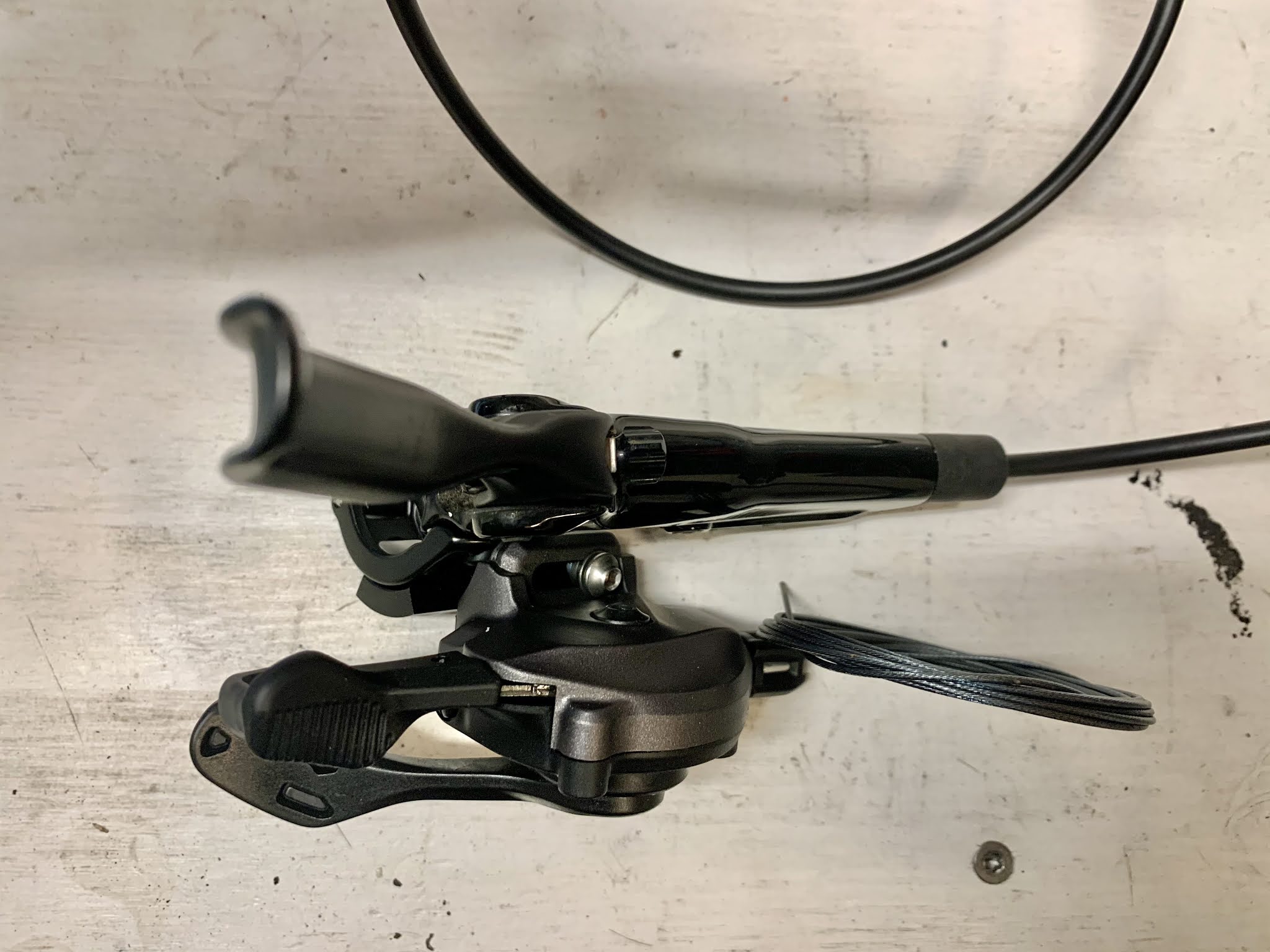 DIY Shimano ISpec EV shifter with Sram brakes