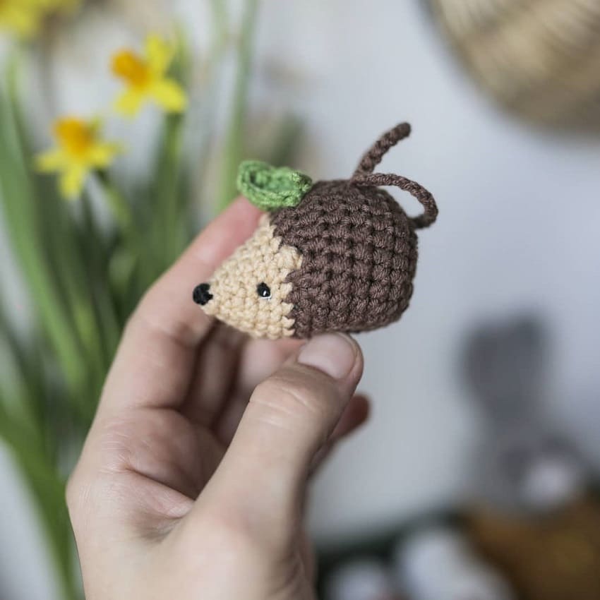 Crochet hedgehog amigurumi