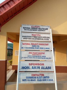 Akin Alabi TRENDS as Nigerians MOCK his nearly completed Healthcare Center 36