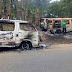 Hoodlums Attack: Two Shot Dead, Thirteen Vehicles Burnt INEC Office in Akwa Ibom