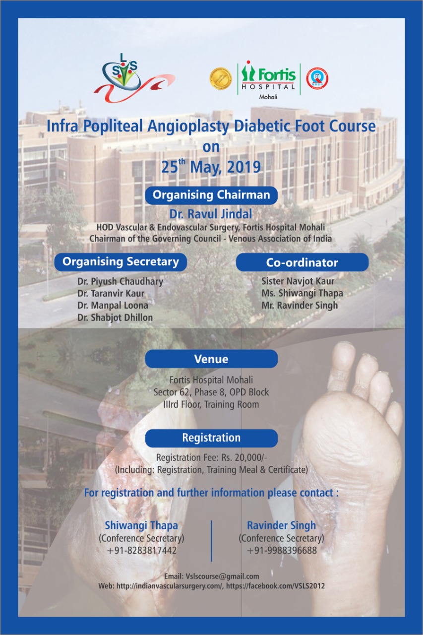 Infra Popliteal Angioplasty Course - Dr. Ravul Jindal