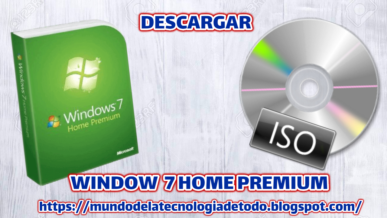Descargar ISO de Windows 7 Home Premium SP1 RTM (32 y 64 Bits) Español