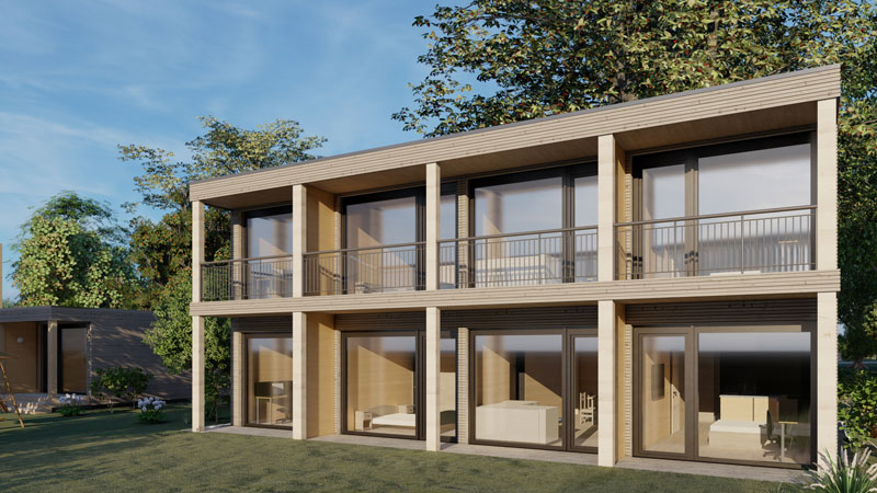 Modular Construction In Perfection Modular Homes Multi Storey Apartment Buildings And Offices By Variahome Germany Prefab Modular Homes And Buildings