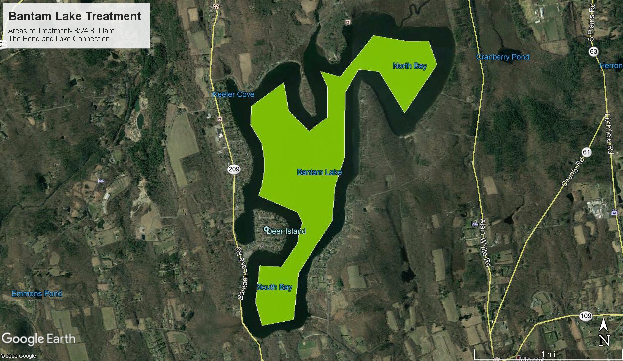 Bantam Lake Treatment Scheduled August 24, 2020