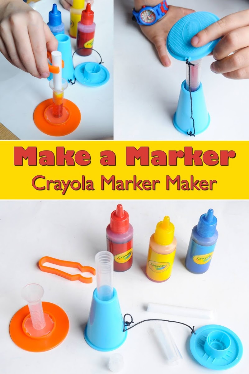 Crayola Marker Maker Play Kit  Easy DIY Make Your Own Color Markers! 